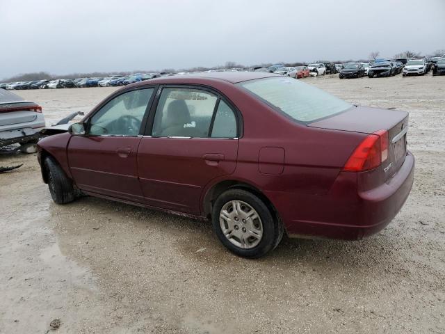 Photo 2 from auction – 2002 HONDA CIVIC LX with VIN 2HGES16562H601129