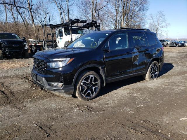 HONDA PASSPORT E 2022 with VIN 5FNYF8H09NB013360 - Photo from auction