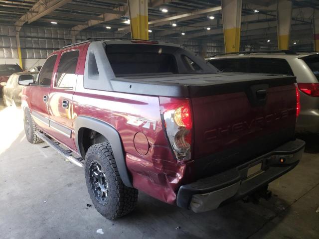 Photo 2 from auction – 2004 CHEVROLET AVALANCHE with VIN 3GNEK12T44G302249