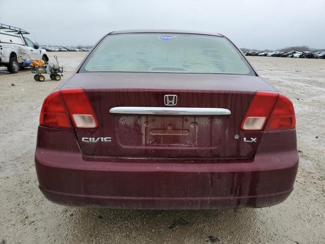 Photo 6 from auction – 2002 HONDA CIVIC LX with VIN 2HGES16562H601129