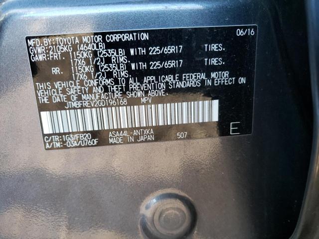 Photo 14 from auction – 2016 TOYOTA RAV4 LE with VIN JTMBFREV2GD196168