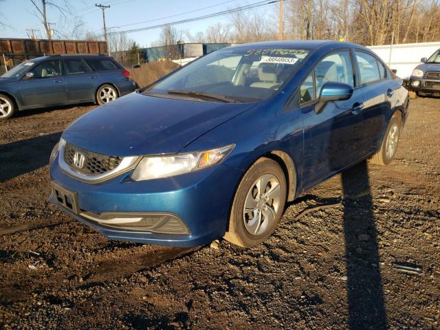 HONDA CIVIC LX 2014 with VIN 2HGFB2F51EH518769 - Photo from auction