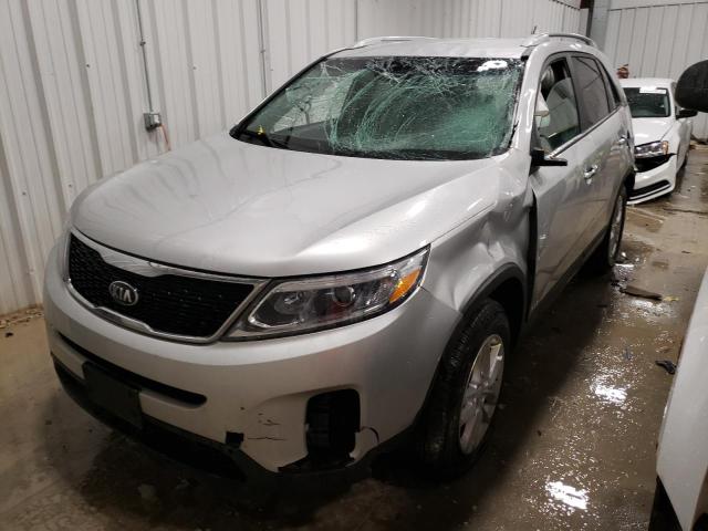 KIA SORENTO LX 2014 with VIN 5XYKTCA61EG438337 - Photo from auction