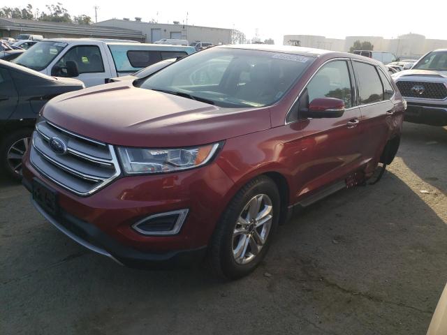 FORD EDGE SEL 2015 with VIN 2FMTK4J89FBC24115 - Photo from auction