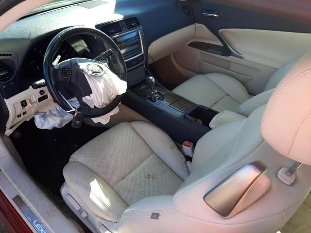 Photo 8 from auction – 2010 LEXUS IS 250 with VIN JTHFF2C27A2511694