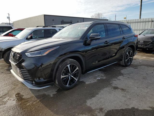 TOYOTA HIGHLANDER 2021 with VIN 5TDLZRBH5MS160307 - Photo from auction