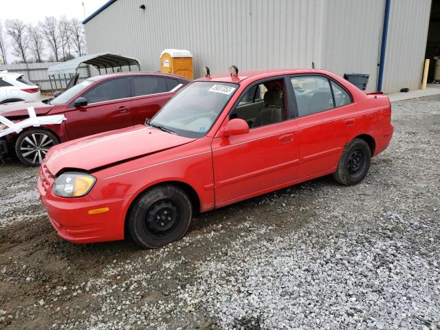 HYUNDAI ACCENT GL 2003 with VIN KMHCG45C53U423121 - Photo from auction