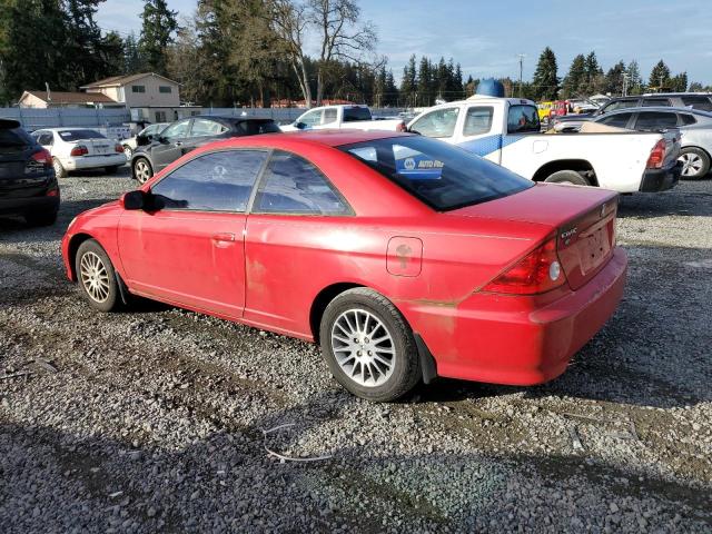 Photo 2 from auction – 2004 HONDA CIVIC EX with VIN 1HGEM22984L054749