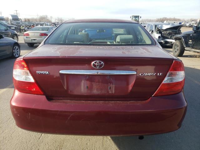 Photo 6 from auction – 2004 TOYOTA CAMRY LE with VIN 4T1BE32K44U350221