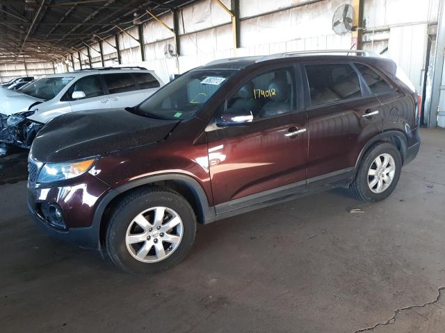 KIA SORENTO LX 2013 with VIN 5XYKT3A64DG351076 - Photo from auction