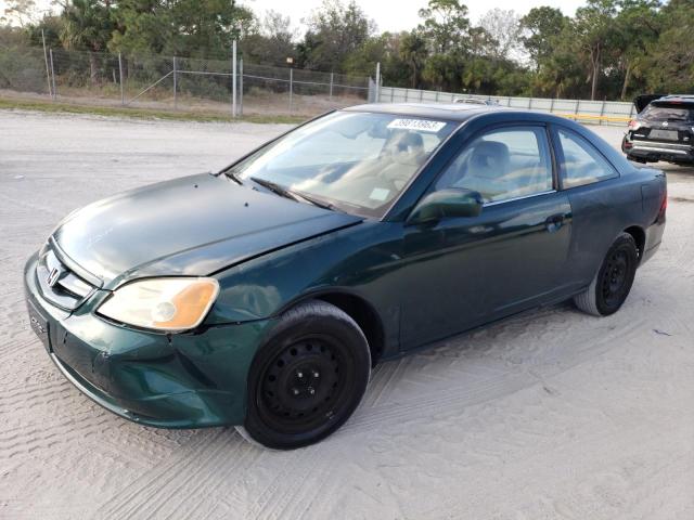 HONDA CIVIC SI 2001 with VIN 1HGEM22941L059202 - Photo from auction