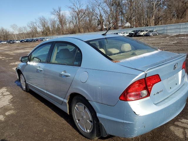 Photo 2 from auction – 2007 HONDA CIVIC HYBR with VIN JHMFA36277S019868
