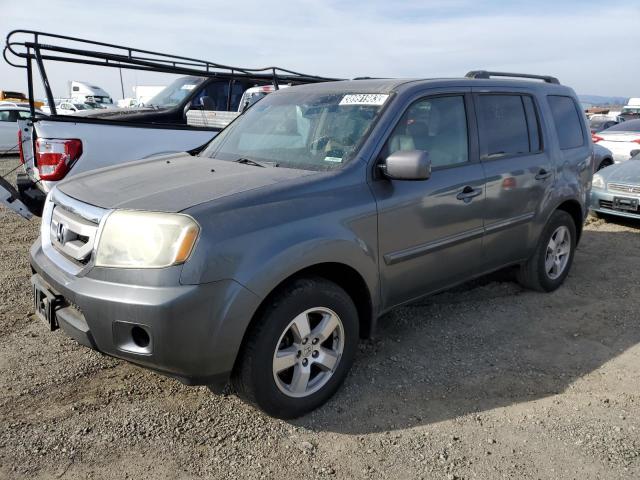 HONDA PILOT EXL 2011 with VIN 5FNYF3H5XBB057250 - Photo from auction