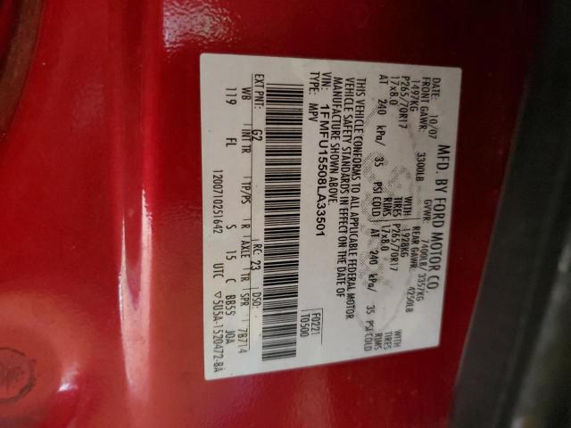 Photo 14 from auction – 2008 FORD EXPEDITION with VIN 1FMFU15508LA33501