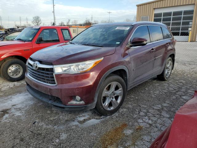 Фото 1 с аукциона – 2016 TOYOTA HIGHLANDER с VIN 5TDDKRFH1GS244616