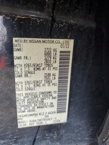 صورة رقم 14 من المزاد - 2011 NISSAN PATHFINDER مع VIN 5N1AR1NN9BC627409