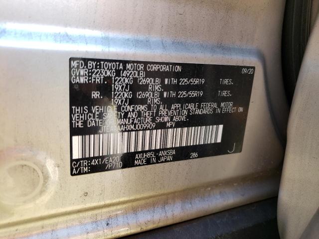 Photo 14 from auction – 2021 TOYOTA VENZA LE with VIN JTEAAAAHXMJ009909