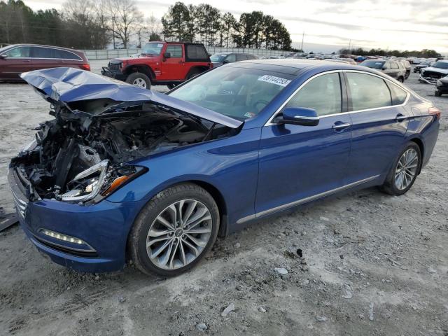 GENESIS G80 2017 with VIN KMHGN4JE5HU198429 - Photo from auction