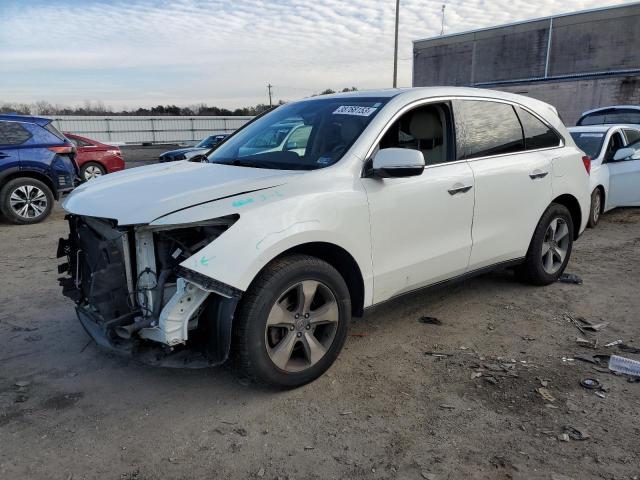 ACURA MDX 2016 with VIN 5FRYD4H2XGB031836 - Photo from auction