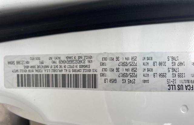 Photo 10 from auction – 2016 DODGE GRAND CARA with VIN 2C4RDGCG8GR249420