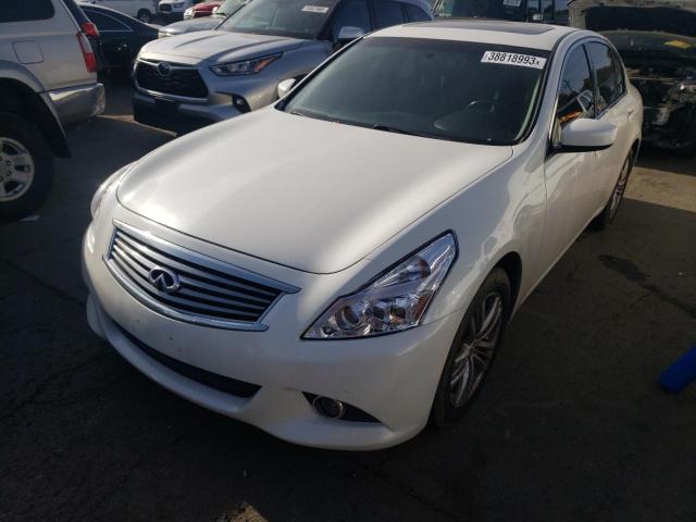 INFINITI G37 BASE 2012 with VIN JN1CV6AP4CM620606 - Photo from auction