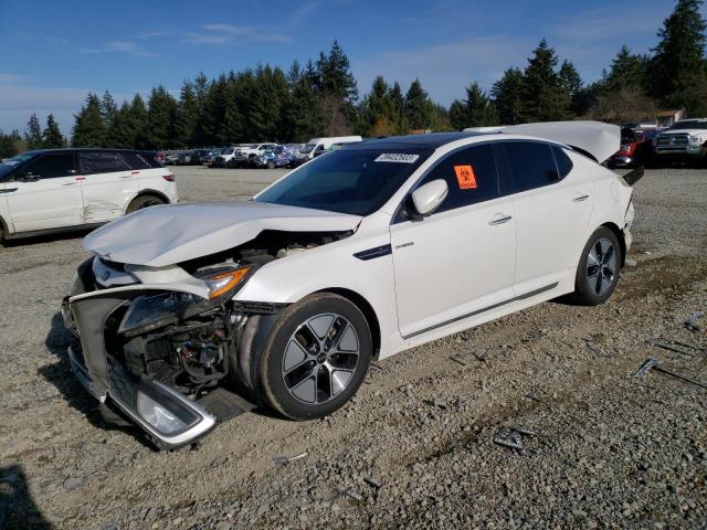 KIA OPTIMA HYB 2013 with VIN KNAGM4AD2D5049329 - Photo from auction