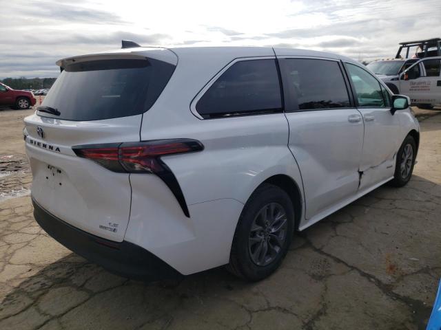 Photo 3 from auction – 2021 TOYOTA SIENNA LE with VIN 5TDKRKEC5MS034127