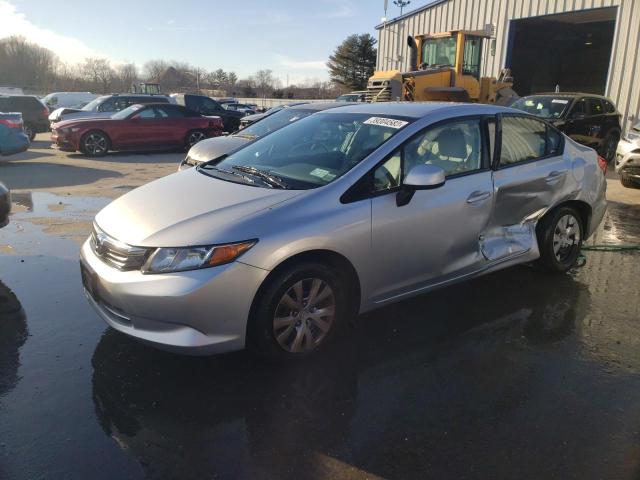 HONDA CIVIC LX 2012 with VIN 2HGFB2F52CH326824 - Photo from auction