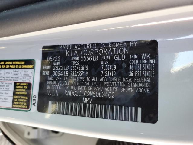 Photo 14 from auction – 2022 KIA EV6 LIGHT with VIN KNDC3DLC9N5063402