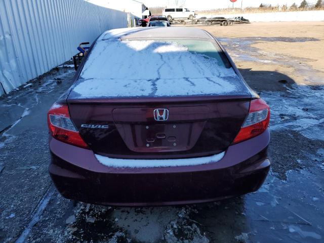 Photo 6 from auction – 2012 HONDA CIVIC LX with VIN 19XFB2F59CE376291