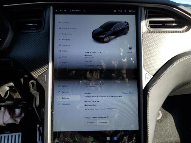 Photo 9 from auction – 2020 TESLA MODEL X with VIN 5YJXCBE49LF241011