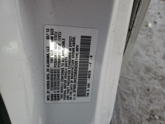 Photo 14 from auction – 2013 HONDA ODYSSEY LX with VIN 5FNRL5H22DB050309