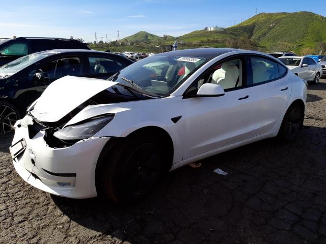 TESLA MODEL 3 2021 with VIN 5YJ3E1EA8MF873332 - Photo from auction