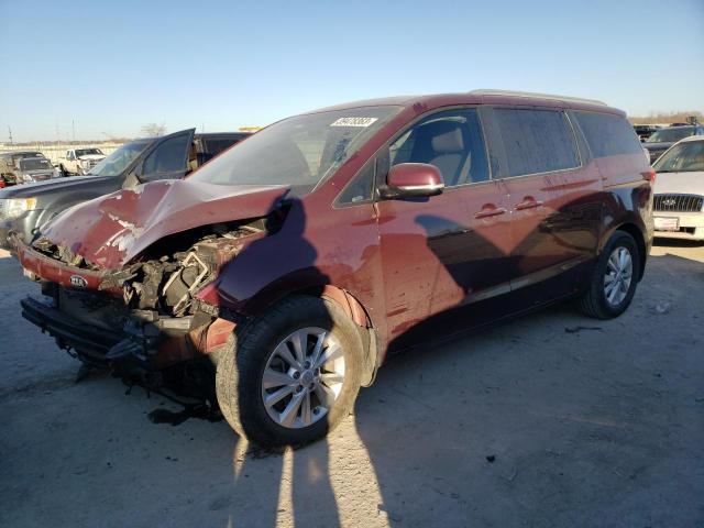 KIA SEDONA LX 2016 with VIN KNDMB5C1XG6145244 - Photo from auction