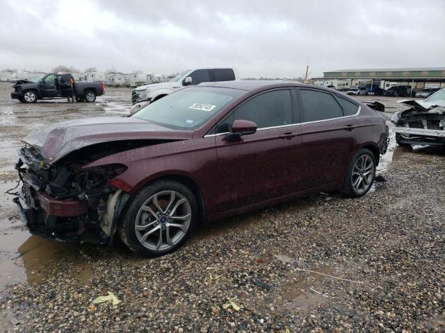 FORD FUSION SE 2017 with VIN 3FA6P0HD5HR353882 - Photo from auction