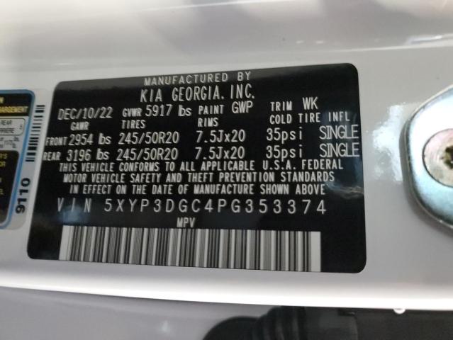 Photo 14 from auction – 2023 KIA TELLURIDE with VIN 5XYP3DGC4PG353374