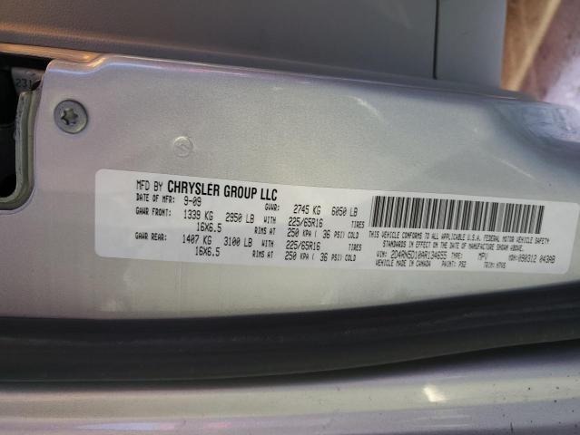 Photo 14 from auction – 2010 DODGE GRAND CARA with VIN 2D4RN5D10AR134655