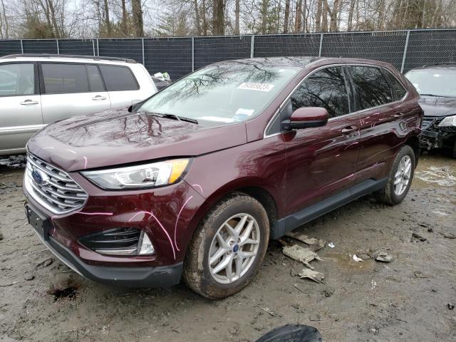 FORD EDGE SEL 2021 with VIN 2FMPK4J9XMBA44066 - Photo from auction