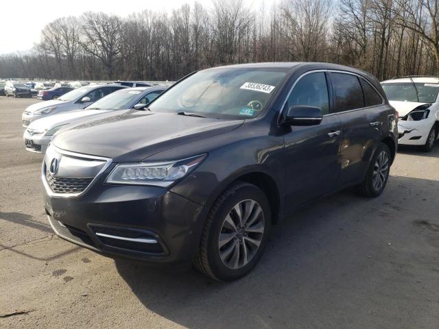 ACURA MDX TECHNO 2014 with VIN 5FRYD4H41EB032338 - Photo from auction