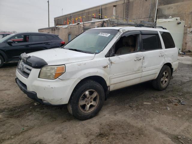 HONDA PILOT EXL 2007 with VIN 2HKYF18517H522057 - Photo from auction