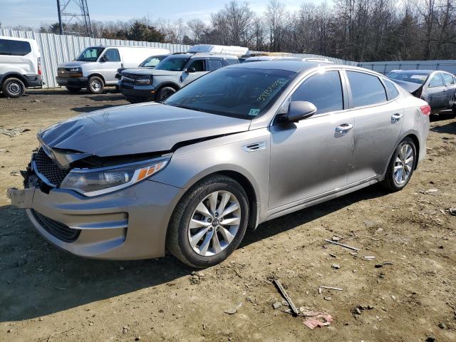 KIA OPTIMA LX 2018 with VIN 5XXGT4L32JG259432 - Photo from auction