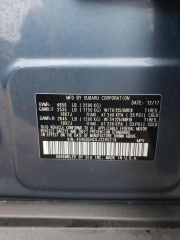 Photo 14 from auction – 2018 SUBARU OUTBACK 3. with VIN 4S4BSENC6J3285219