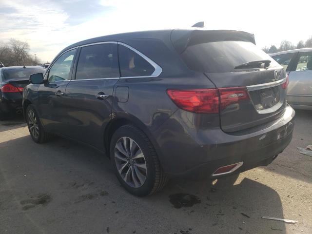 Photo 2 from auction – 2014 ACURA MDX TECHNO with VIN 5FRYD4H41EB032338