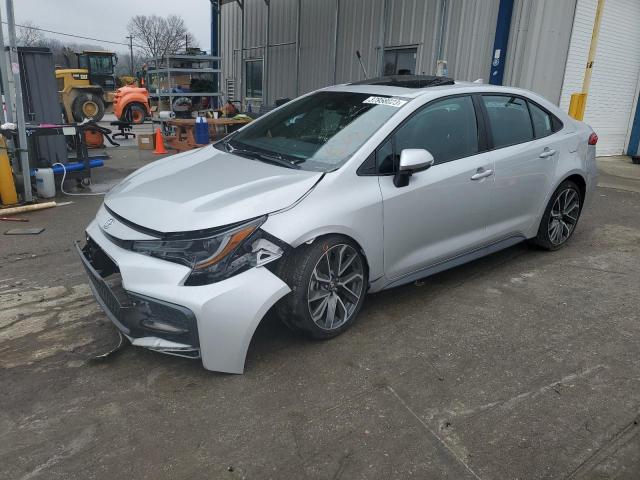 TOYOTA COROLLA SE 2022 with VIN 5YFP4MCEXNP101139 - Photo from auction