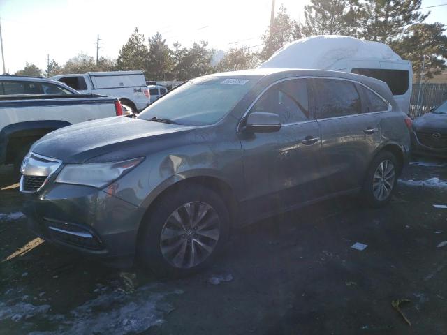ACURA MDX TECHNO 2014 with VIN 5FRYD4H47EB032568 - Photo from auction