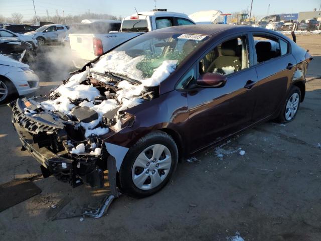 KIA FORTE LX 2018 with VIN 3KPFK4A70JE266277 - Photo from auction