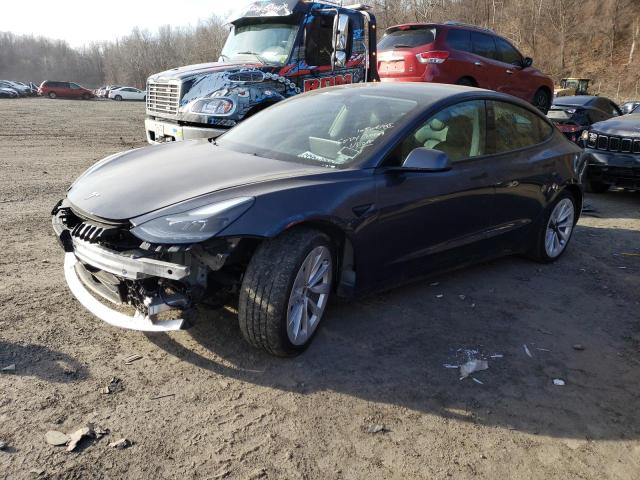 TESLA MODEL 3 2021 with VIN 5YJ3E1EBXMF049647 - Photo from auction