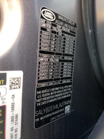 Photo 14 from auction – 2020 LAND ROVER RANGE ROVE with VIN SALYB2EX4LA274484