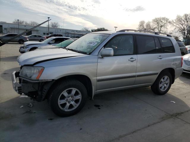 TOYOTA HIGHLANDER 2002 with VIN JTEGF21A520028522 - Photo from auction