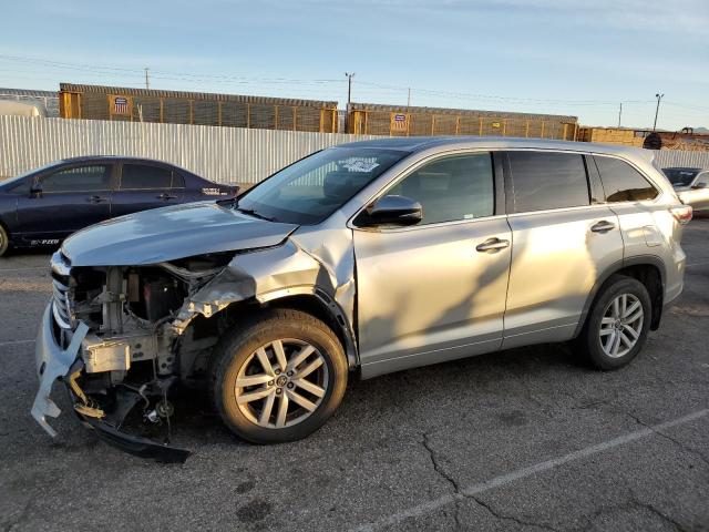 TOYOTA HIGHLANDER 2016 with VIN 5TDZARFH9GS020955 - Photo from auction